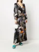Imagen 2 de Temperley London vestido cruzado con estampado Cosmos