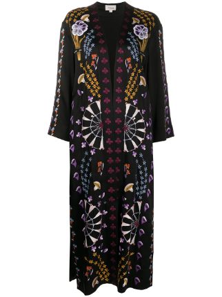 Temperley London Oversized Floral Print Coat - Farfetch