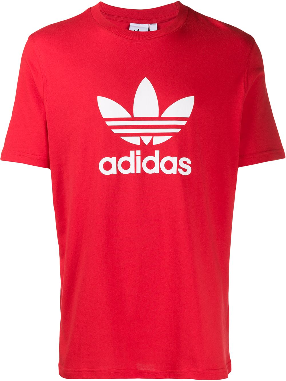Adidas Originals Printed Logo T-shirt In Rot | ModeSens