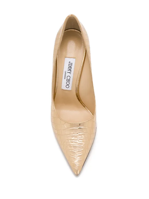 Shop gold Jimmy Choo Love 100mm Love JIMMY CHOO Love Getting Up To 67