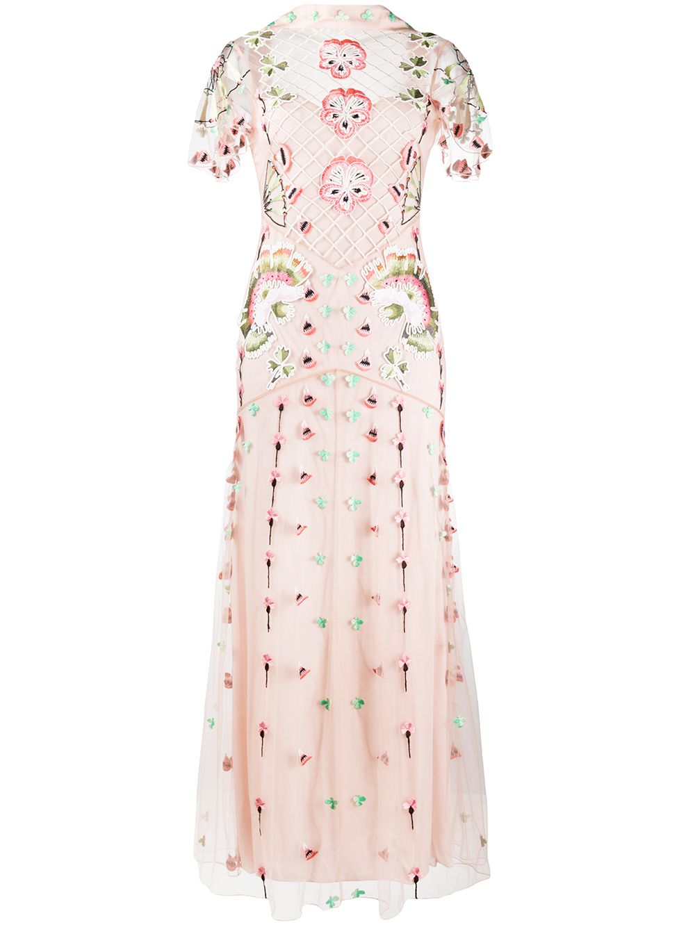 TEMPERLEY LONDON EMBROIDERED TULLE GOWN
