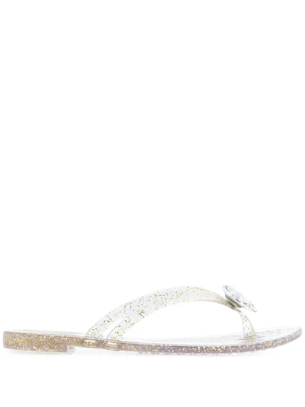casadei jelly flip flops