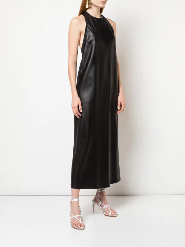 tibi silk bias dress Heavy Satin Midi Bias Dress Tibi Official
