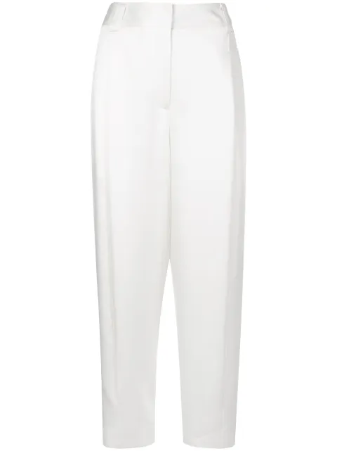 Tibi Celia sculpted cropped trousers