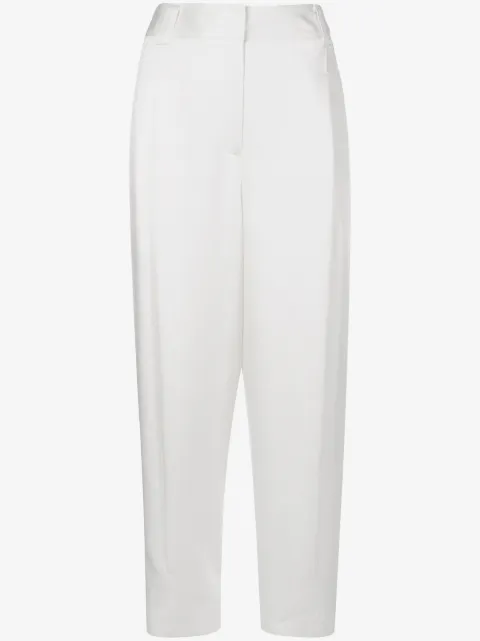 Tibi Celia sculpted cropped trousers