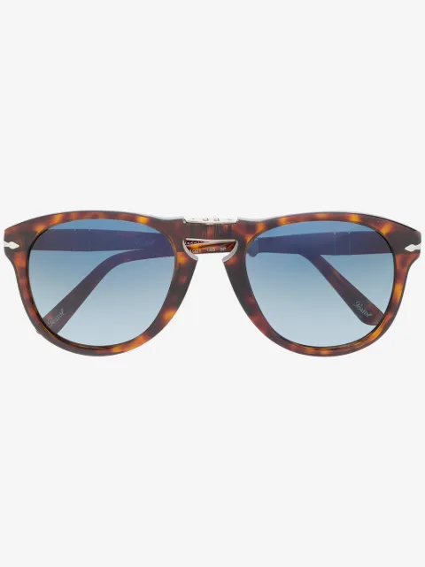 Persol tortoiseshell aviator sunglasses
