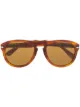 Image 1 of Persol tortoiseshell aviator sunglasses