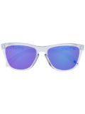 Oakley transparent square frame sunglasses - White