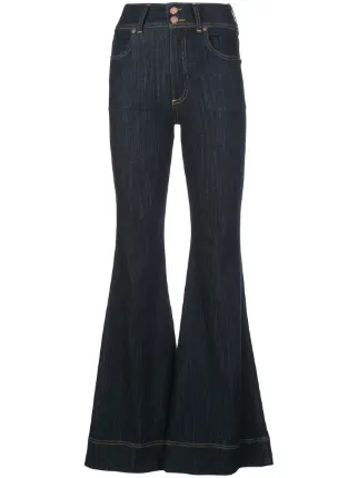 alice and olivia bell bottom jeans