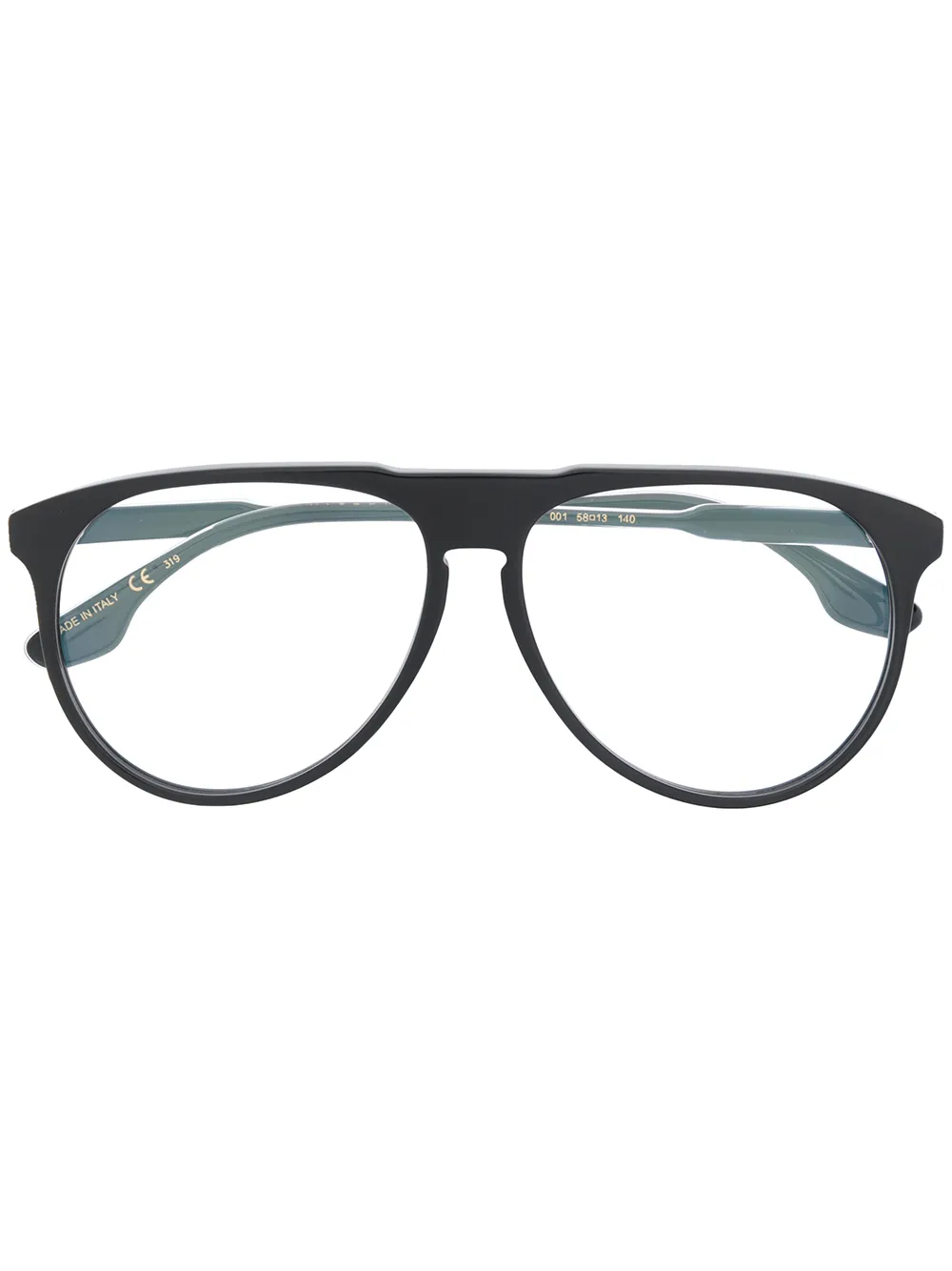 Victoria Beckham Brille im Oversized-Look - Schwarz