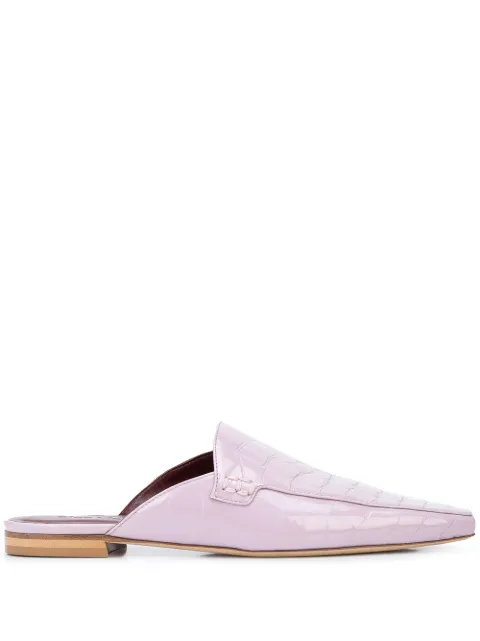 Sies Marjan crocodile-embossed mules