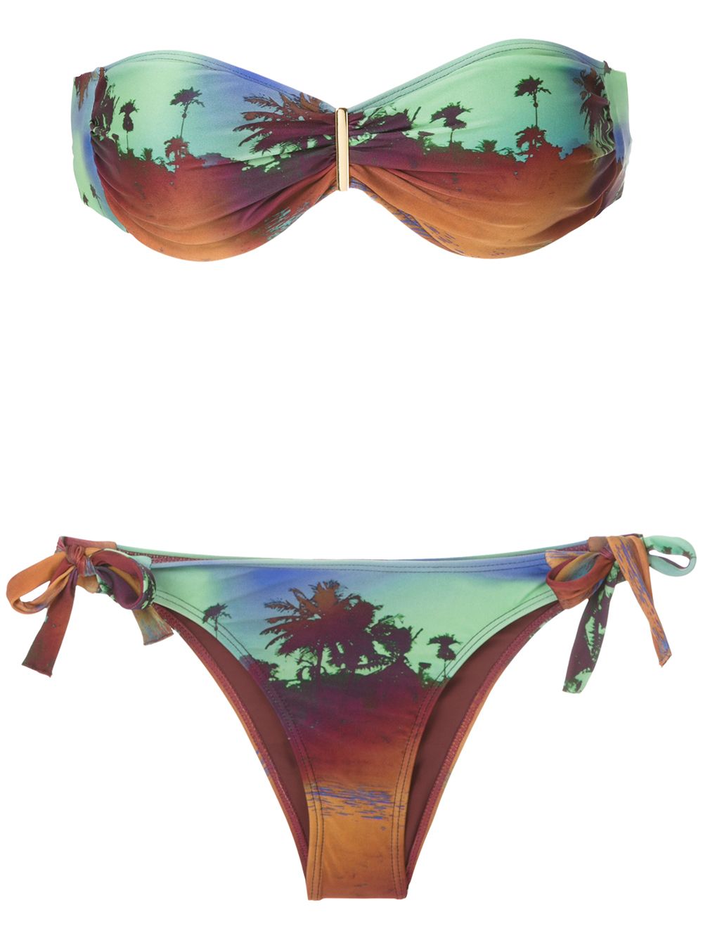 фото Brigitte Marina e Mel printed bikini set