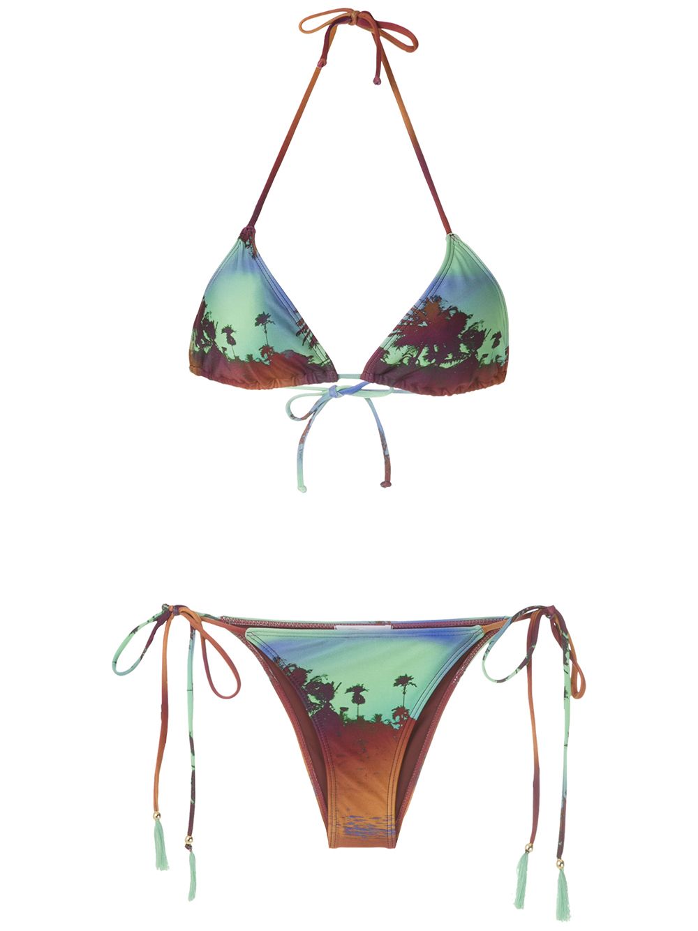 фото Brigitte Tati e Julia printed bikini set