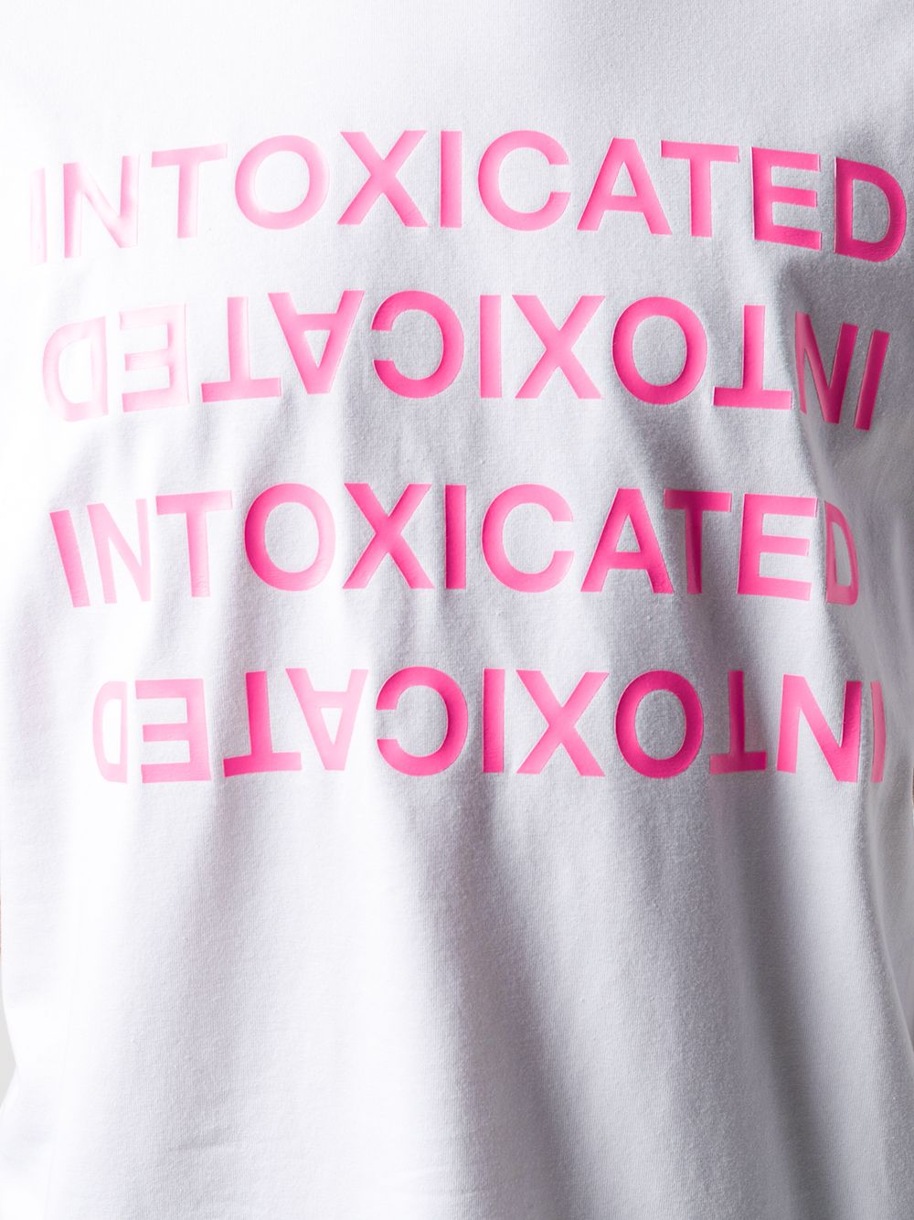 фото Intoxicated Mirror logo-print T-shirt