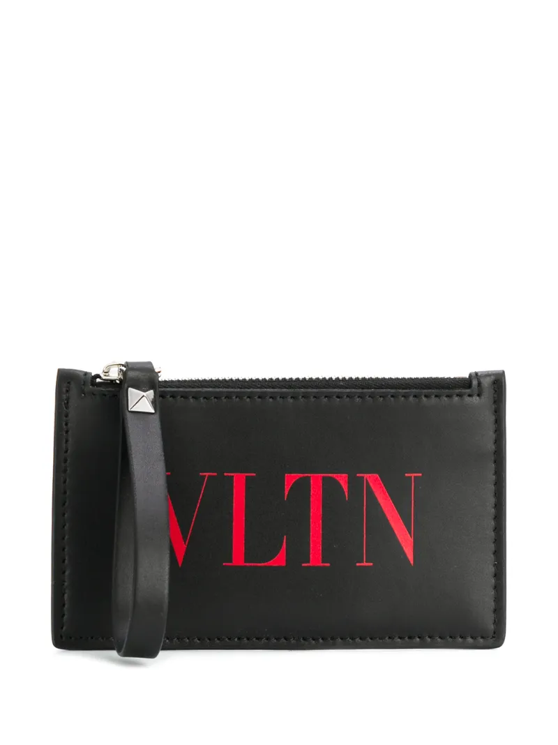 Valentino – Valentino Garavani VLTN logo cardholder – men – Leather – One Size – Black