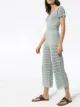 She Made Me Rani crochet-knit jumpsuit