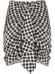 Image 1 of Alexandre Vauthier ruffled polka-dot mini skirt
