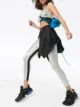 Image 2 of Paco Rabanne metallic logo waistband leggings