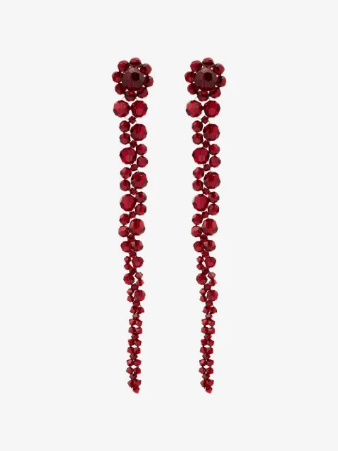 Simone Rocha crystal-embellished drop earrings