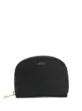 A.P.C. Half-moon logo wallet - Black