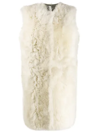 yves salomon reversible shearling