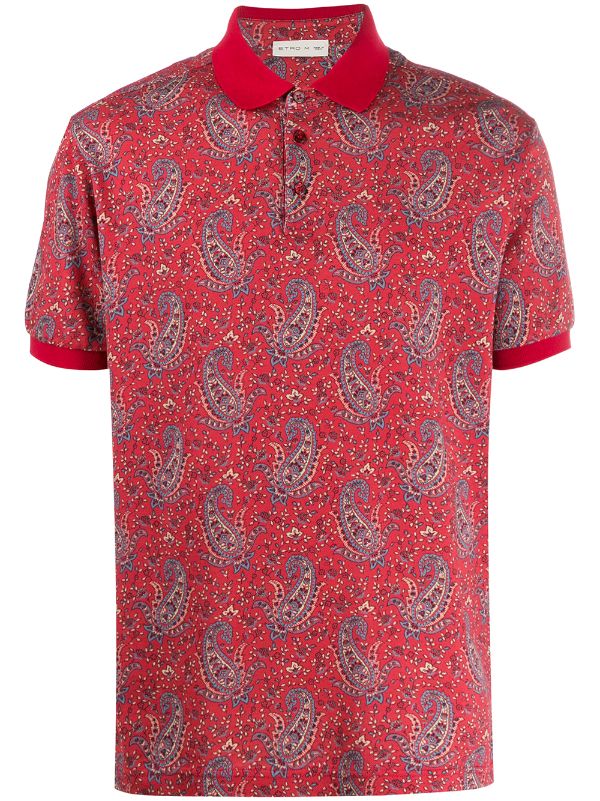 paisley polo shirt