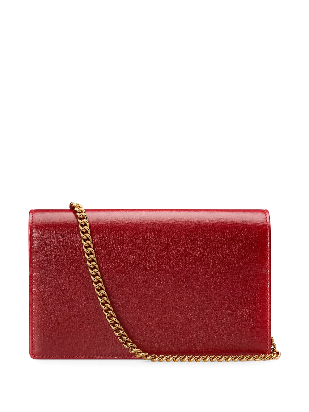 red gucci wallet on chain