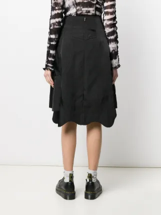 scalloped hem skirt展示图