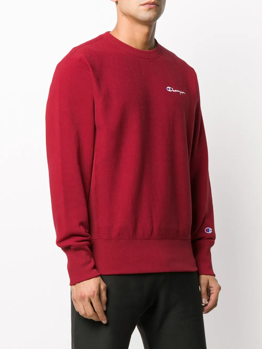 Champion Sweatshirt Mit Rundhalsausschnitt Farfetch Champion Sweatshirt Mit Rundhalsausschnitt Farfetch