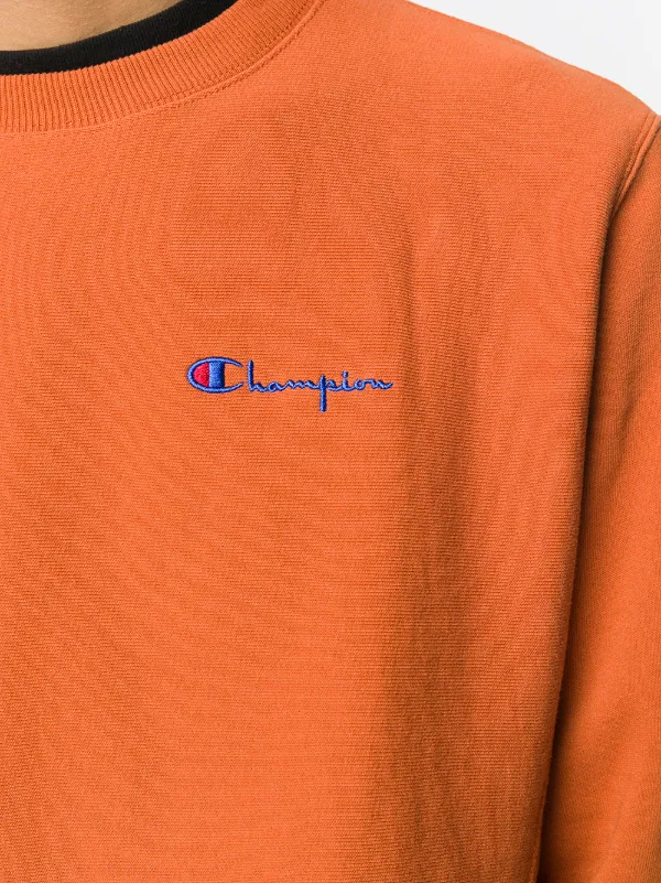 Champion Sweatshirt Mit Rundhalsausschnitt Farfetch Champion Sweatshirt Mit Rundhalsausschnitt Farfetch