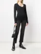 الصورة 2 من Helmut Lang بلوزة بأكمام طويلة ورقبة مفتوحة