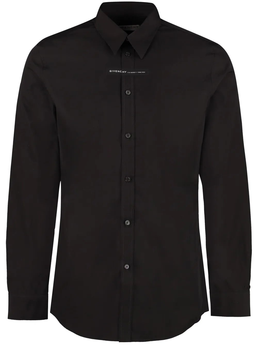 Givenchy Overhemd met contrasterend vlak Zwart