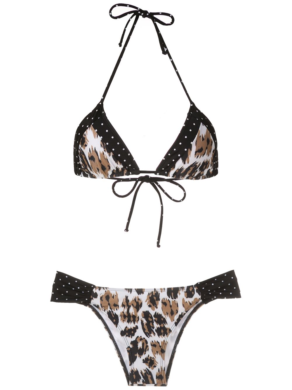 фото Brigitte Tatiane e Mel printed bikini set