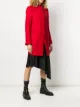 Ann Demeulemeester fitted ribbed knit coat