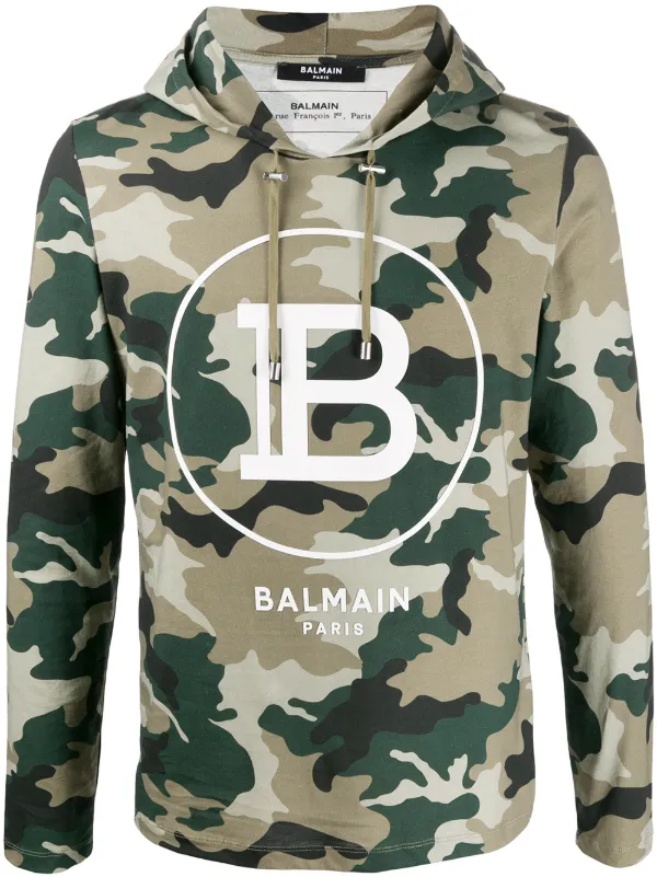 Balmain camo hoodie Clearance