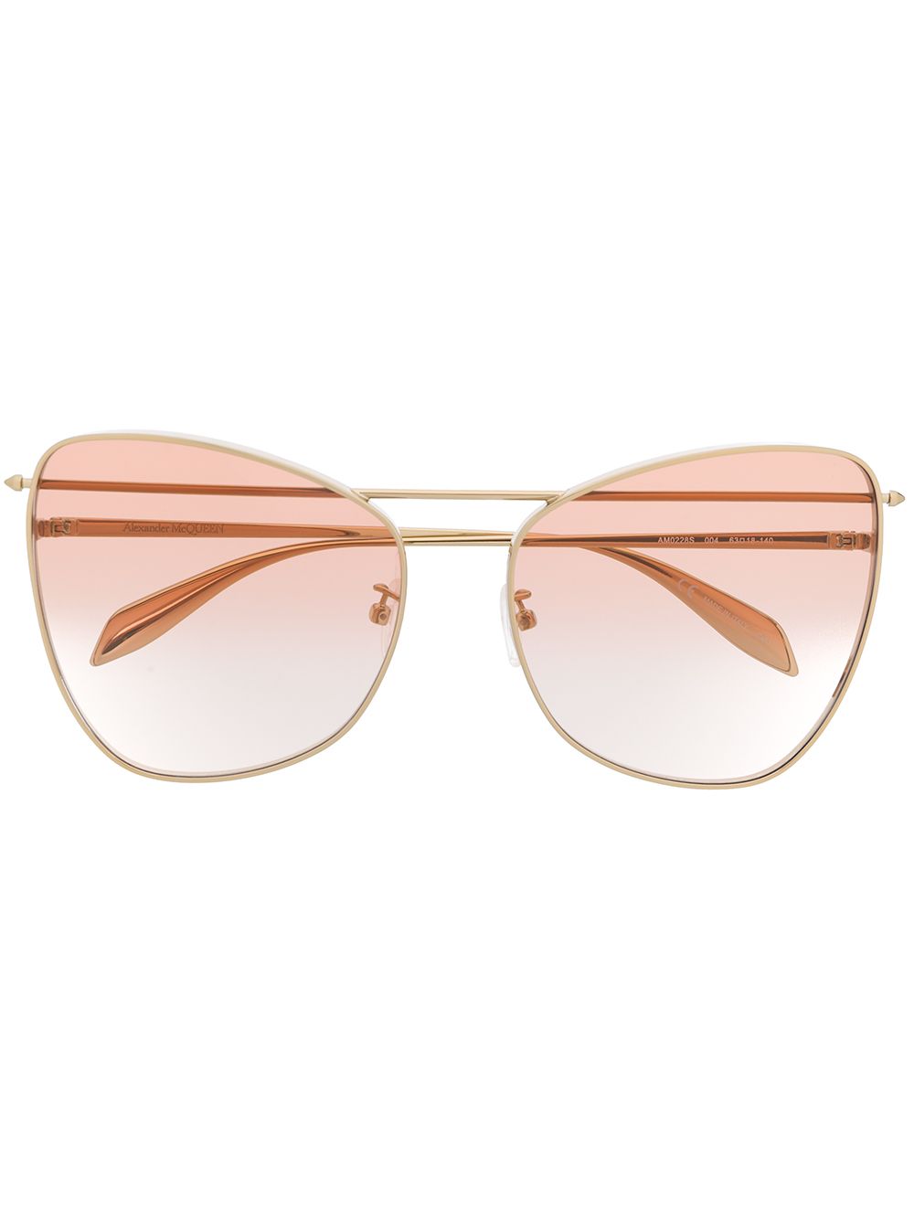 

Alexander McQueen Eyewear AM0228S 004 sunglasses - Gold