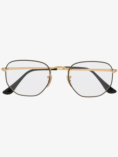 Ray-Ban tofarvede briller med sekskantet stel