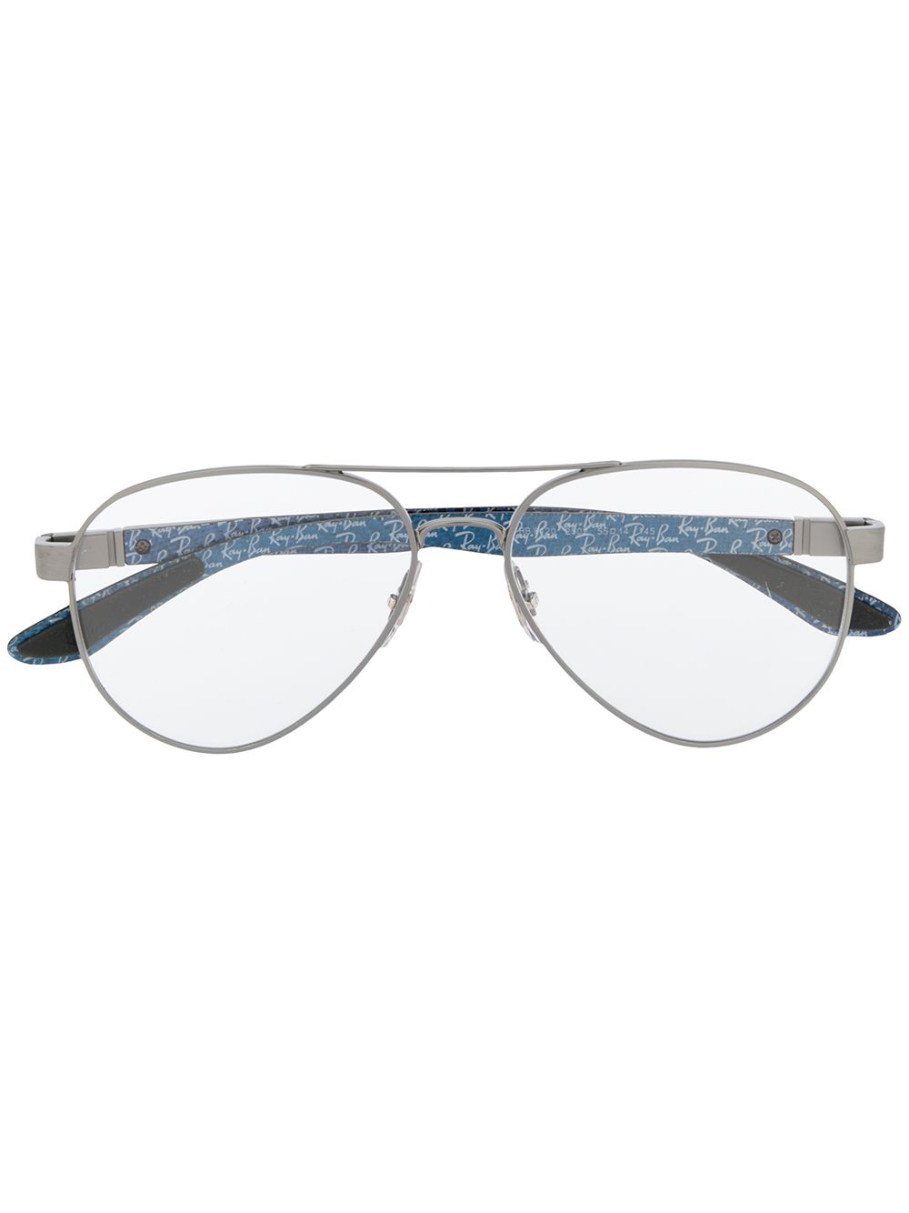 фото Ray-Ban woven-leather aviator glasses