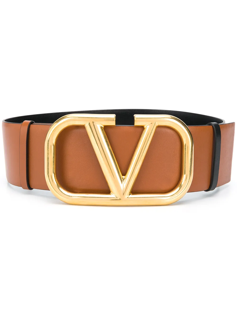 Valentino Garavani Women's Vlogo Buckle Belt - Brown - Belts