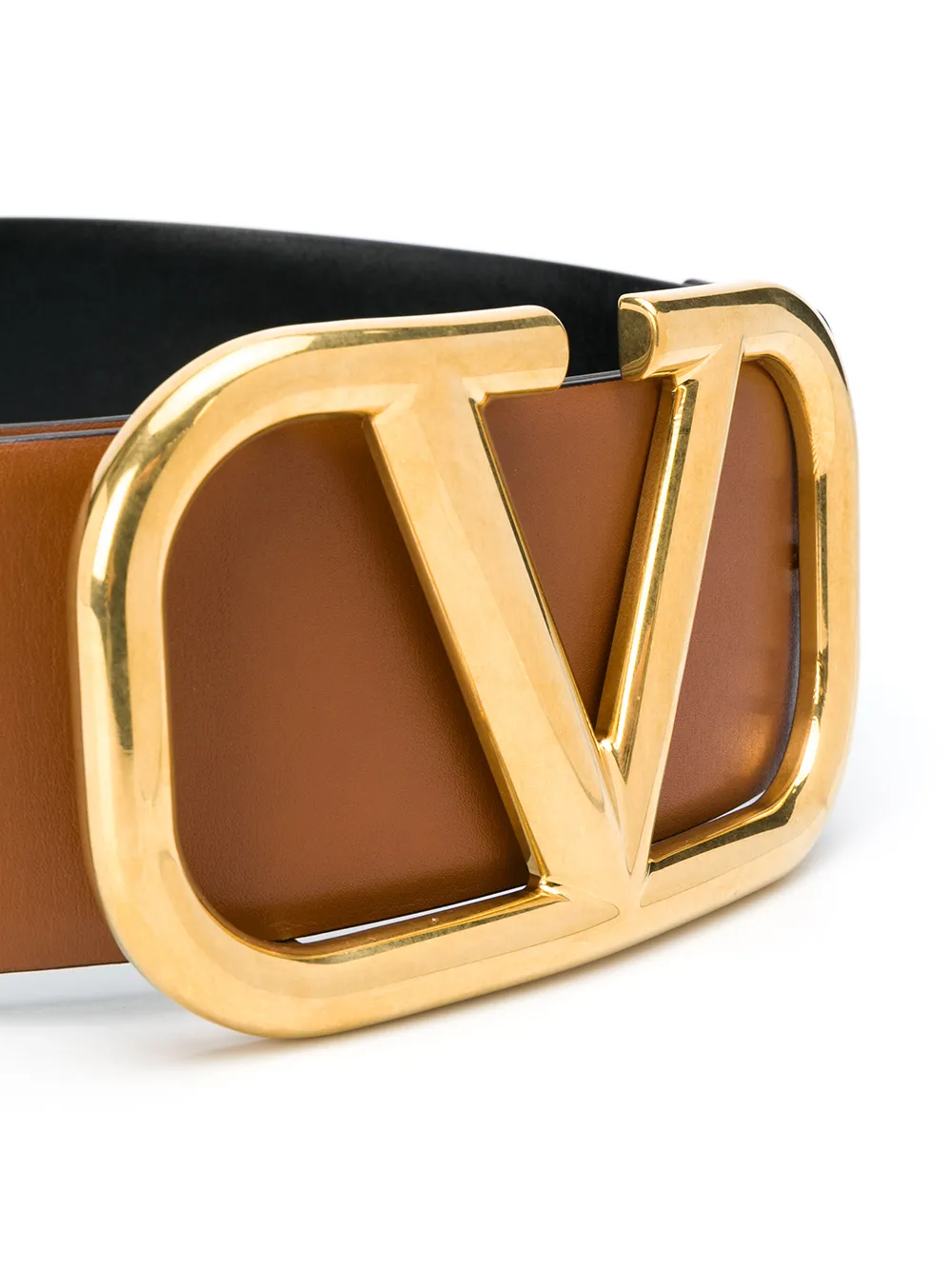 Valentino Garavani VLOGO riem - Bruin