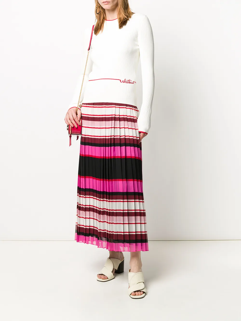 Valentino Garavani Trui met geborduurd logo Wit