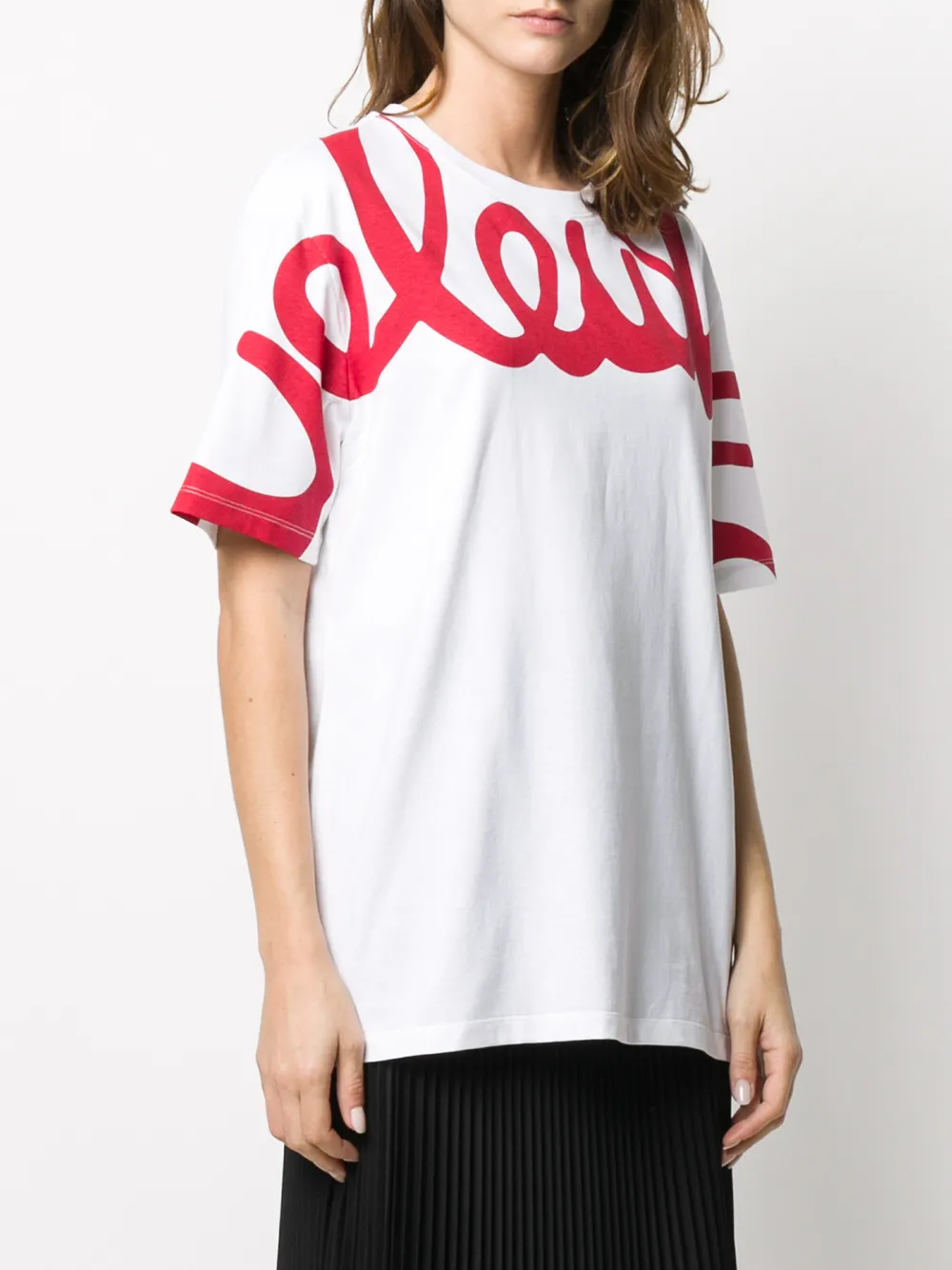  Valentino Garavani T Shirt Mit Logo   Weiß 