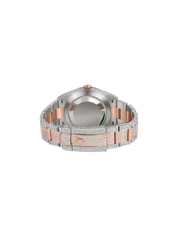 Shop silver \u0026 pink 777 customised Rolex Oyster Perpetual Datejust 41mm with  Express Delivery - Farfetch
