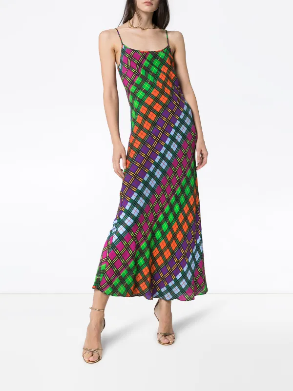rixo rainbow sequin dress