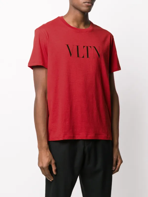 vltn red t shirt