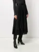 Valentino تنورة بكسرات مزينة بدانتيل