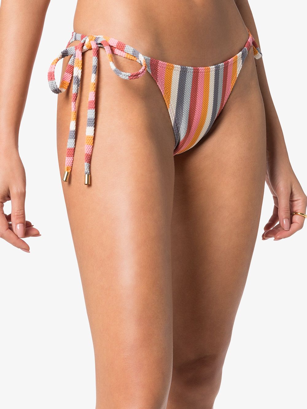 фото Peony rainbow stripe bikini bottoms