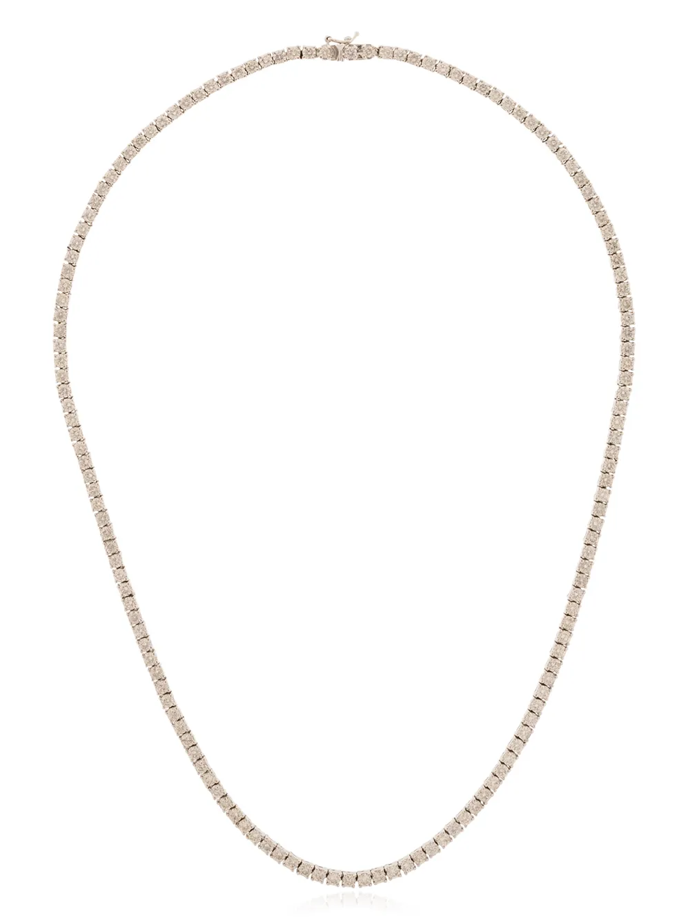 collier en or blanc 18 ct à ornements en diamants