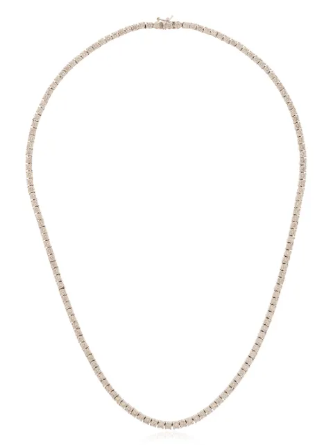 777 18kt white gold diamond necklace
