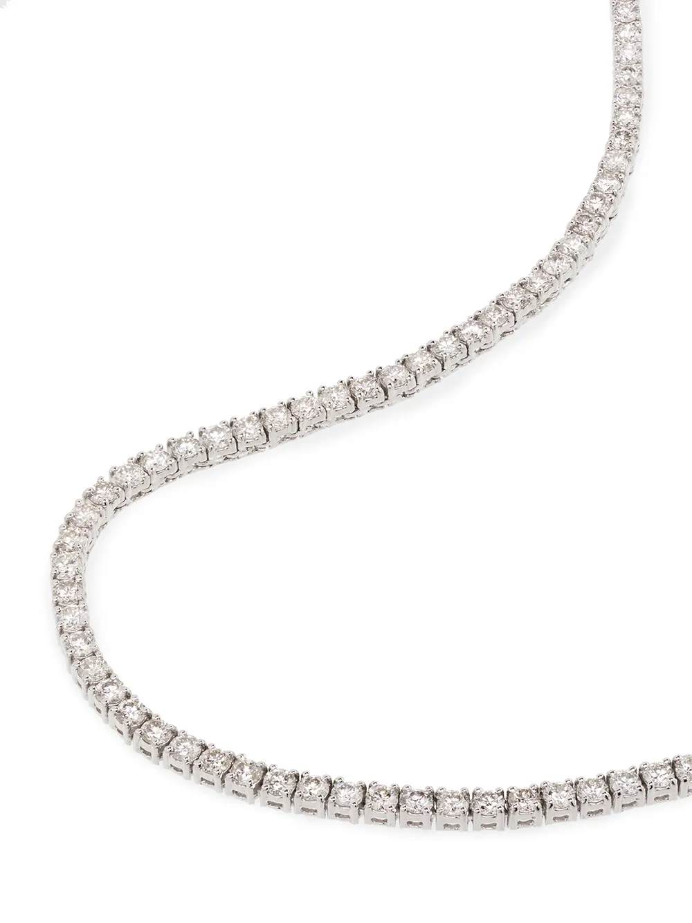 14k white store gold diamond necklace